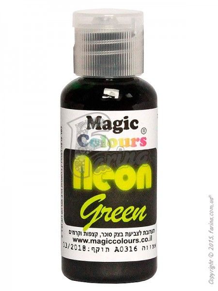 Неоновый универсальный краситель Magic Colours NEON  32 гр-Неоновый Зеленый< фото цена